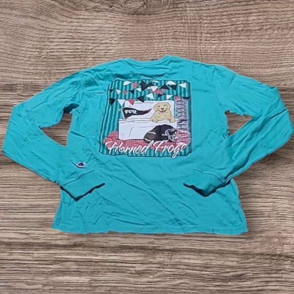 NWT WOMEN'S CHAMPION TCU LONGSLEEVE SHIRT - Picture 9 of 9